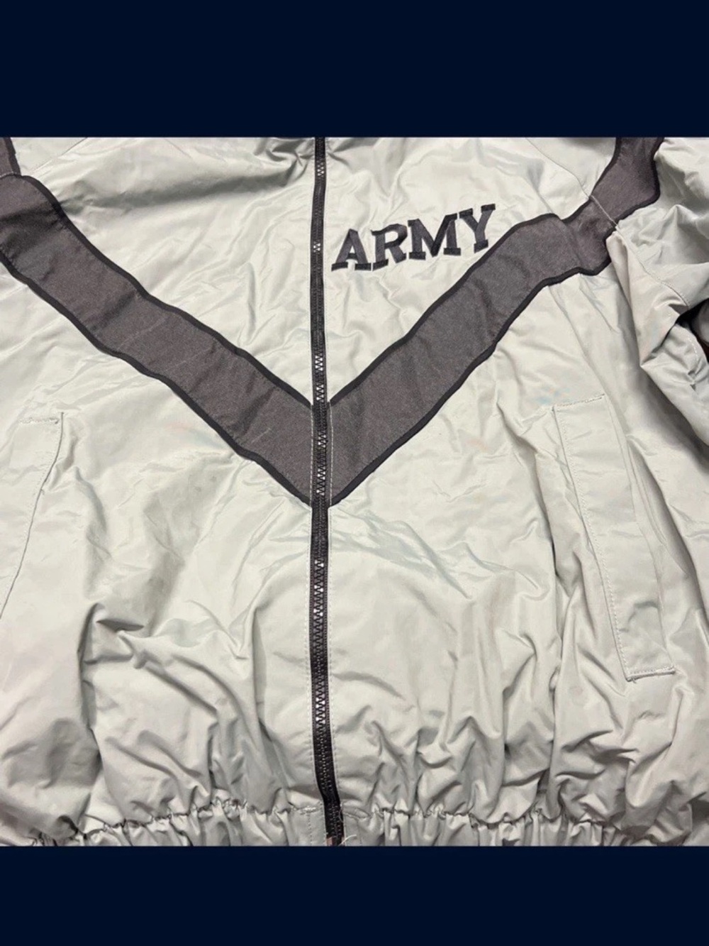 ARMY Reflective Gray/Black Performance Jacket